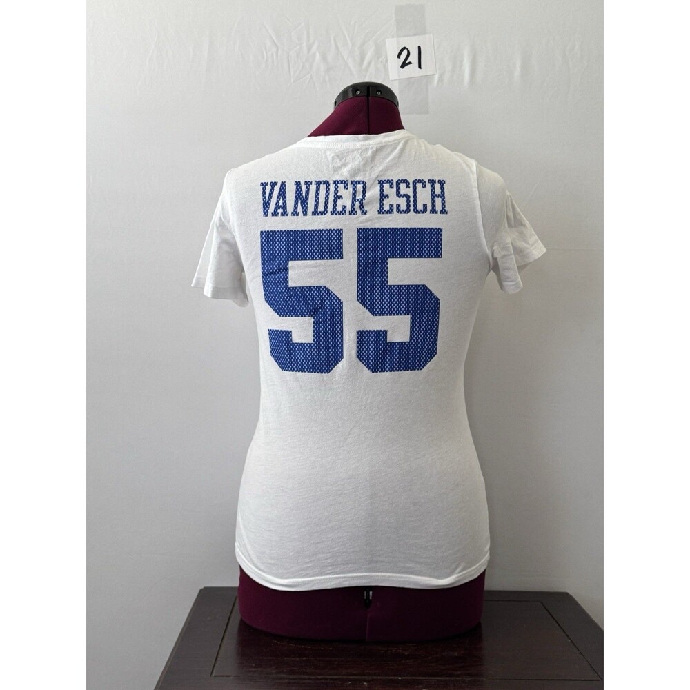 Dallas Cowboys Leighton Vander Esch #55 Women’s V Neck T Shirt Medium NFL